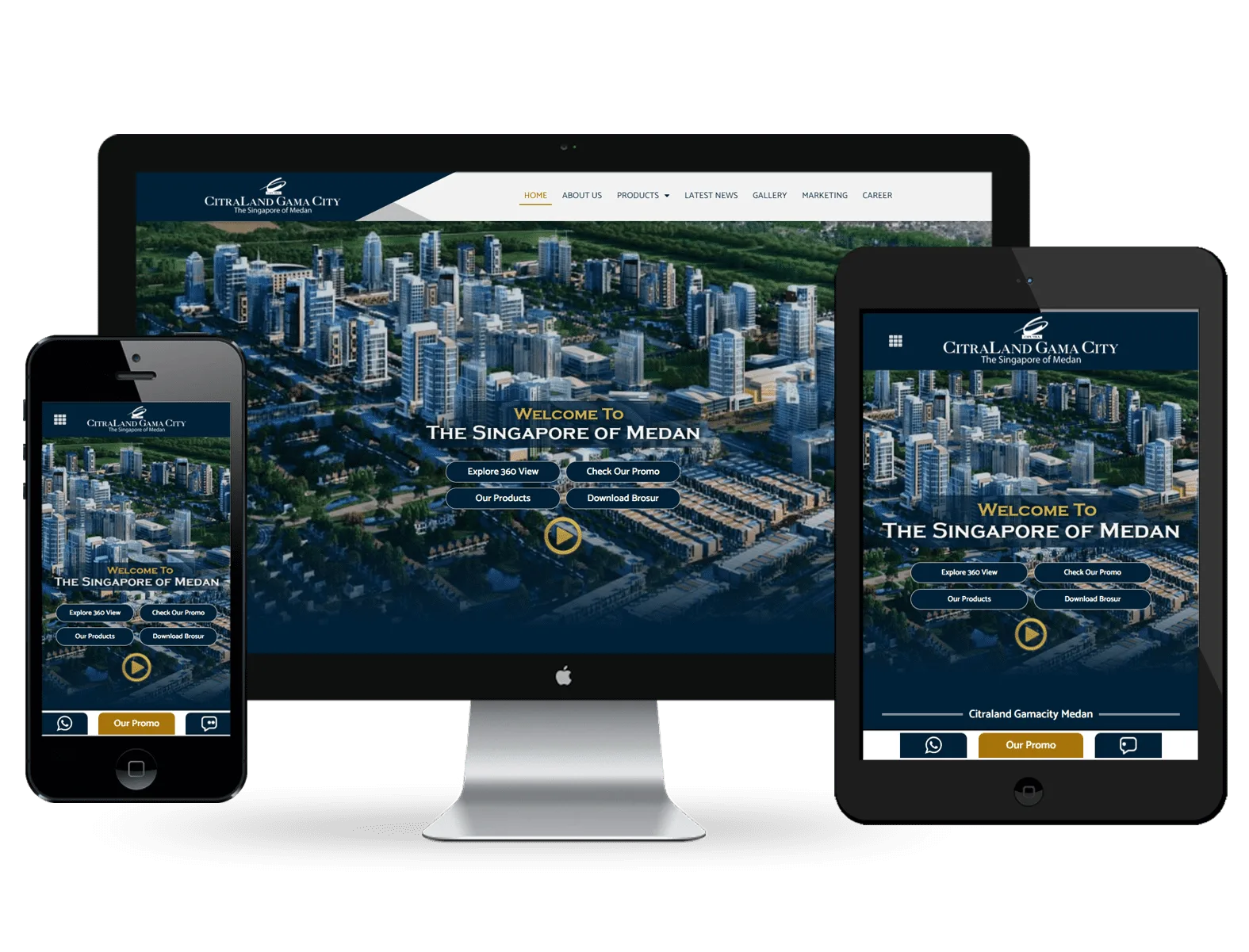 Desain Portofolio CitraLand Gama City